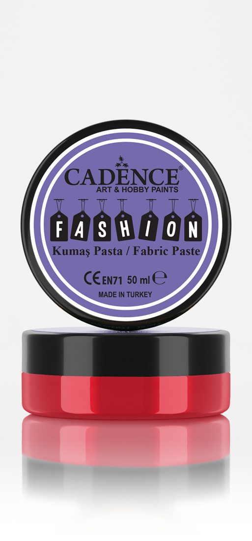 Cadence - Fashion Textiel - Relief Pasta - Rood - 50 ml (0004) *