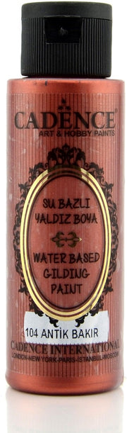 Cadence - Gilding - Metallic acrylverf - Antiek Koper - 70ml (0104) *