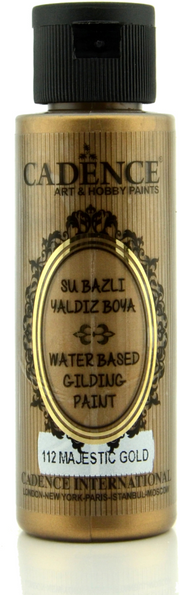 Cadence - Gilding - Metallic acrylverf - Majestueus goud - 70ml (0112) *