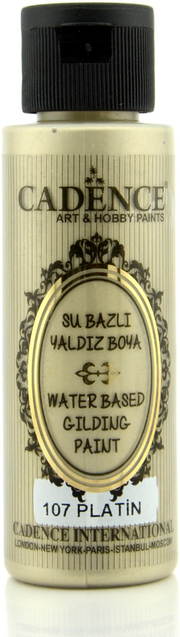 Cadence - Gilding - Metallic acrylverf - Platina - 70ml (0107) *