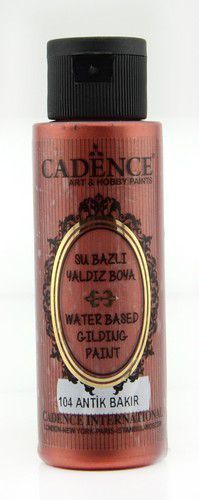 Cadence - Gilding - Metallic acrylverf - Antiek Koper - 70ml (0104) *