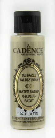 Cadence - Gilding - Metallic acrylverf - Platina - 70ml (0107) *