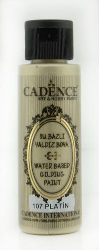 Cadence - Gilding - Metallic acrylverf - Platina - 70ml (0107) *