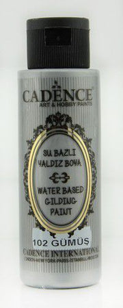 Cadence - Gilding - Metallic acrylverf - Zilver - 70ml (0102) *