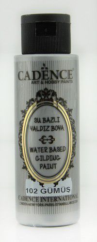 Cadence - Gilding - Metallic acrylverf - Zilver - 70ml (0102) *