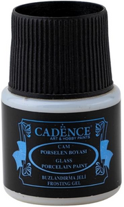Cadence - Glas- en Porseleinverf - Frosting Gel - Ice - 45 ml (0040) *