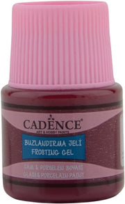Cadence - Glas- en Porseleinverf - Frosting Gel - Pink - 45 ml (0049) *