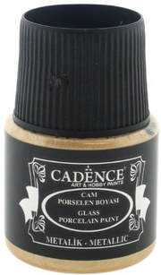 Cadence - Glas- en Porseleinverf Metallic - Champagne - 45 ml (0078) *