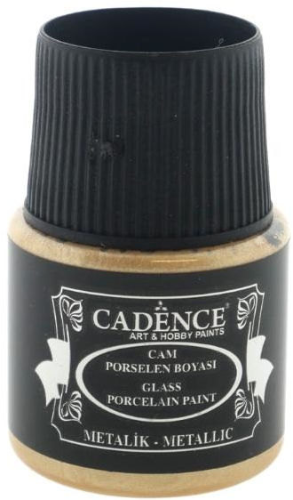 Cadence - Glas- en Porseleinverf Metallic - Champagne - 45 ml (0078) *