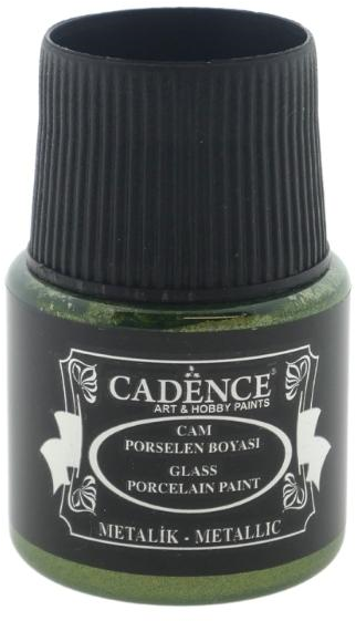 Cadence - Glas- en Porseleinverf Metallic - Groen - 45 ml (0082) *