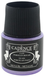 Cadence - Glas- en Porseleinverf Metallic - Lila - 45 ml (0079) *