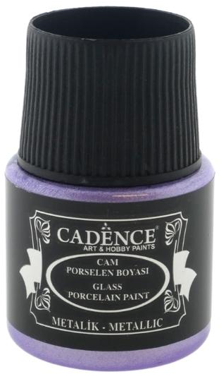 Cadence - Glas- en Porseleinverf Metallic - Paars - 45 ml (0080) *