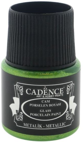 Cadence - Glas- en Porseleinverf Metallic - Pistache Groen - 45 ml (0081) *