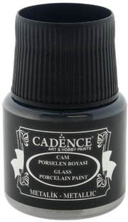 Cadence - Glas- en Porseleinverf Metallic - Zilver - 45 ml (0071) *