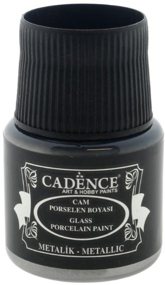 Cadence - Glas- en Porseleinverf Metallic - Zilver - 45 ml (0071) *