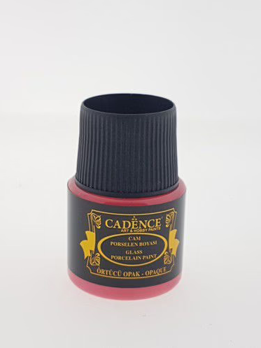 Cadence - Glas- en Porseleinverf - Opaque - Bubble Gum - 45 ml (0038) *