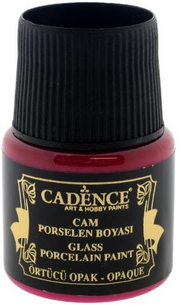 Cadence - Glas- en Porseleinverf - Opaque - Fuchsia - 45 ml (0034) *