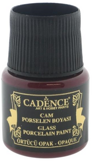 Cadence - Glas- en Porseleinverf - Opaque - Rood - 45 ml (0011) *