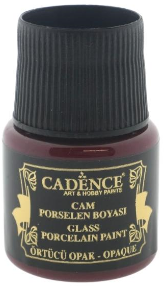 Cadence - Glas- en Porseleinverf - Opaque - Rood - 45 ml (0011) *