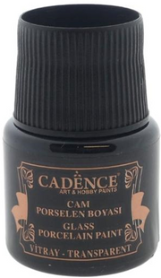 Cadence - Glas & Porseleinverf - Vitrail - Bruin - 45 ml (0015) *