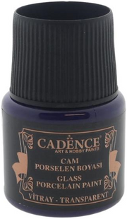 Cadence - Glas & Porseleinverf - Vitrail - Paars - 45 ml (0017) *