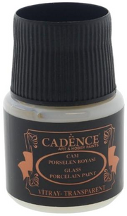 Cadence - Glas- en Porseleinverf - Vitrail - Vernis voor Glas - Transparant - 45 ml (0000) *