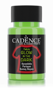 Cadence Glow in the Dark Textielverf 50 ml Groen (141/0001)