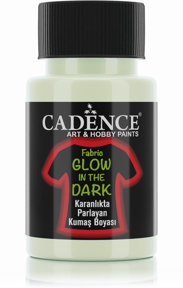Cadence Glow in the Dark Textielverf 50 ml Natuurlijk Groen (141/0002)