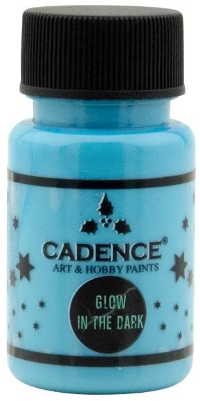 Cadence Glow in the Dark Verf 50 ml Blauw (473)