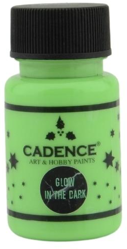 Cadence Glow in the Dark Verf 50 ml Groen (581)