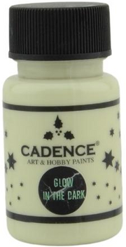 Cadence Glow in the Dark Verf 50 ml Natuurlijk Groen (578)