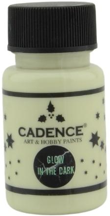 Cadence Glow in the Dark Verf 50 ml Natuurlijk Groen (578)