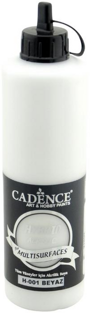 Cadence Hybride acrylverf (semi mat) White 0001 500 ml (742545)