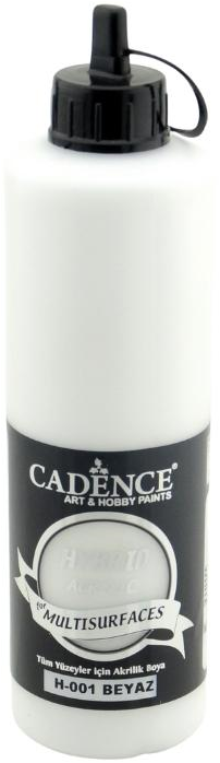 Cadence Hybride acrylverf (semi mat) White 0001 500 ml (742545)