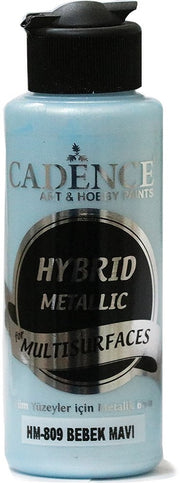 Cadence - Hybride Acrylverf - Metallic - Baby Blue - 120 ml (HM-809)