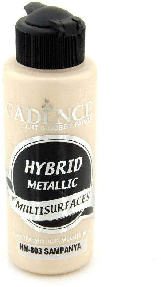 Cadence - Hybride Acrylverf - Metallic - Champagne - 120 ml (HM-803)