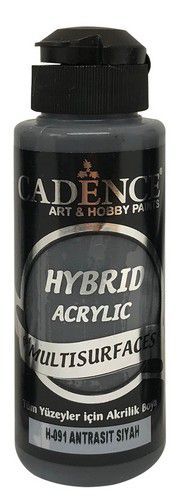 Cadence - Hybride acrylverf - Antracite Black/Antraciet zwart - 120 ml (0091)