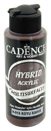 Cadence - Hybride acrylverf - Dark Brown/Donker bruin - 120 ml (0018)