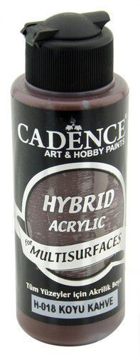 Cadence - Hybride acrylverf - Dark Brown/Donker bruin - 120 ml (0018)