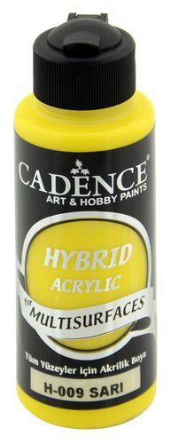 Cadence - Hybride acrylverf - Yellow/Geel - 120 ml (0009)