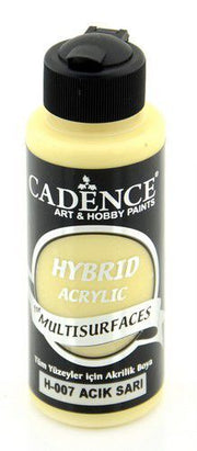 Cadence - Hybride acrylverf - Light Yellow/Licht Geel - 120 ml (0007)