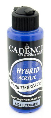 Cadence - Hybride acrylverf - Ultramarin Blue/Ultramarijn Blauw - 120 ml (0038)
