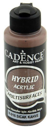 Cadence - Hybride acrylverf - Warm Brown/bruin - 120 ml (0016)