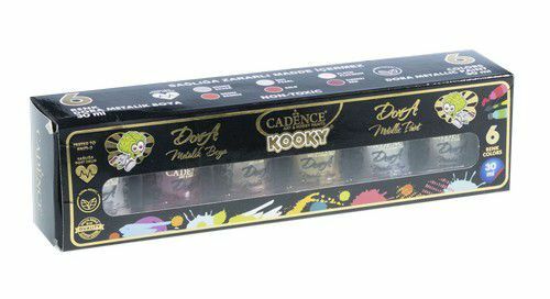 Cadence Kooky Dora Metallic Verfset 30 ML 6 st 11 037 SET1 6X30 6x30ML (301212/0507)