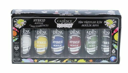Cadence Kooky Hybrid Acrylverfset 70ML 6 st 11 036 SET1 6X70 6x70ML (301212/0511)