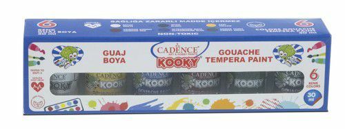 Cadence Kooky Tempera Verfset 30 ML 6 st 11 015 SET4 0030 6x30ML (08-22) (301212/0514)