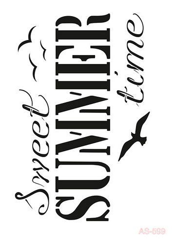 Cadence Mask Stencil AS - sweet summer time 03 014 0599 21X29cm (184014/0599) - OPRUIMING