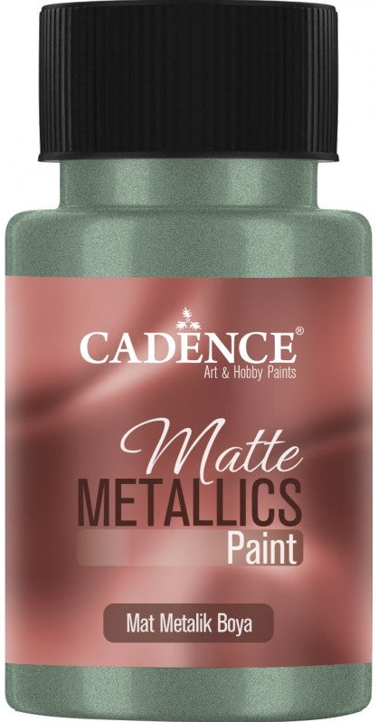 Cadence Matte Metallic verf Antiek Groen 50ml - (0024) *