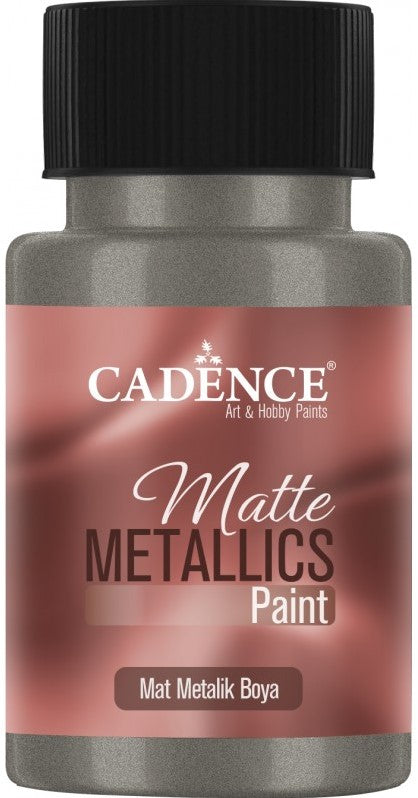 Cadence Matte Metallic verf Antiek Zilver 50ml - (0033) *