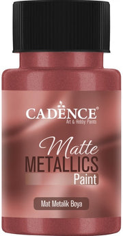 Cadence Matte Metallic verf Antiek Rood 50ml - (0010) *